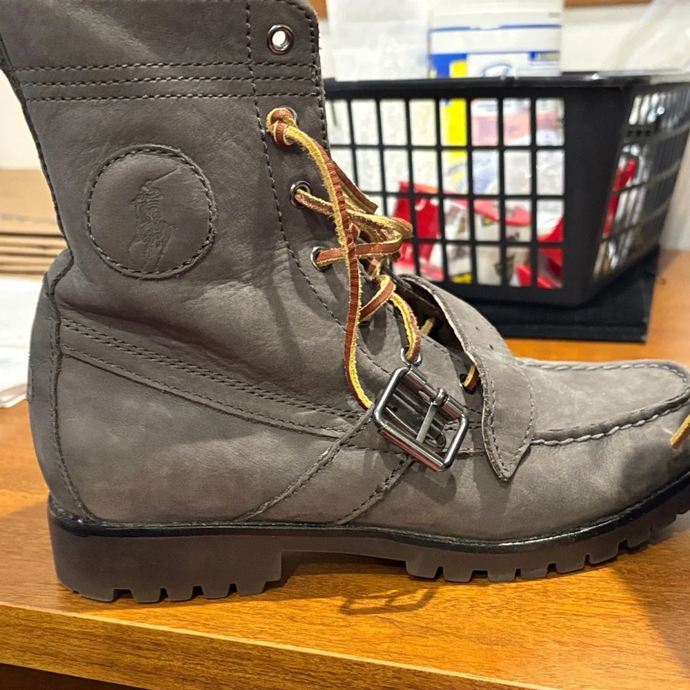 Polo by Ralph Lauren brown ranger Men's Boots size 7 excellent condition - Picture 12 of 12